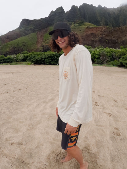 Spiral Shell L/S Tee | Organic Cotton | Slow Yourself Down - Mens Shirts