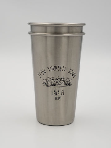 Stainless Steel Pint Cup | Slow Yourself Down