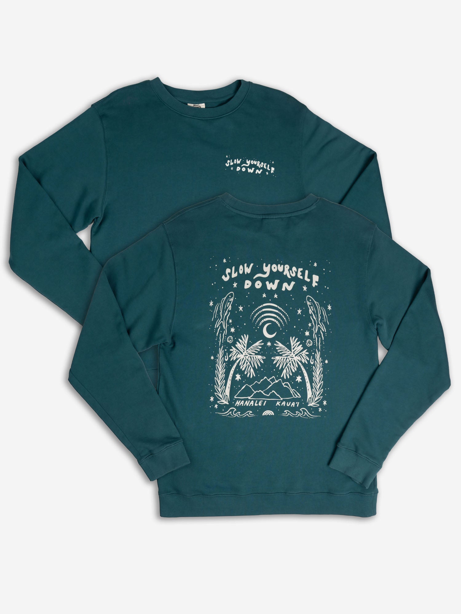 Starry Night Crewneck | Organic Cotton | Slow Yourself Down - Crewneck