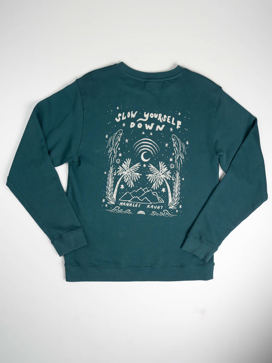Starry Night Crewneck | Organic Cotton | Slow Yourself Down - Crewneck