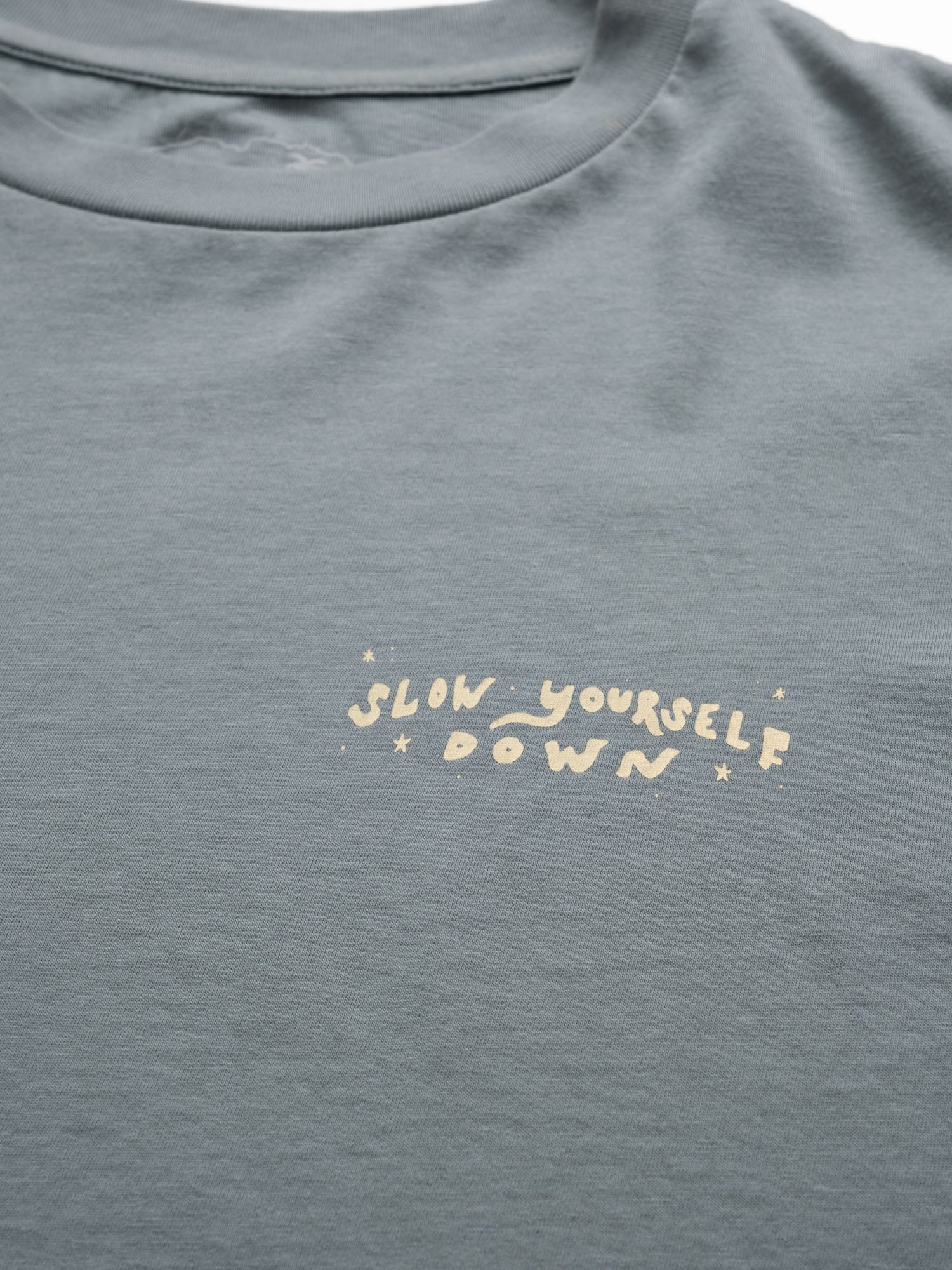 Starry Night Crop Tee | Organic Cotton | Slow Yourself Down - Womens Shirts