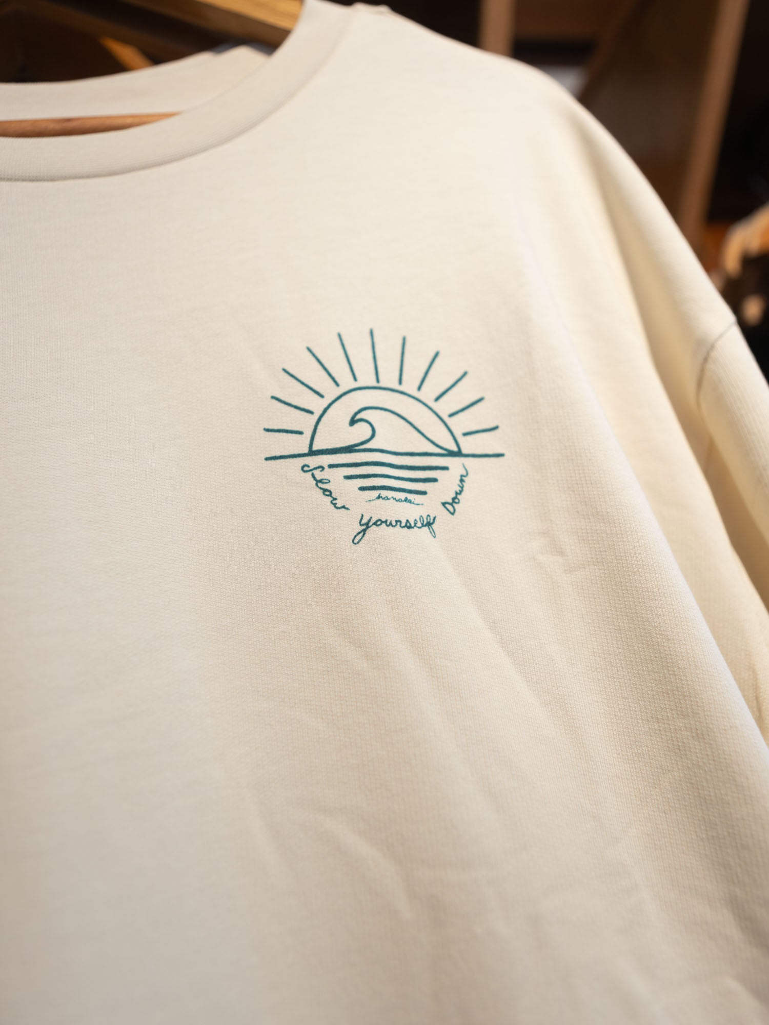 Sun and Wave Pocket Crewneck | Organic Cotton | Slow Yourself Down - Crewneck
