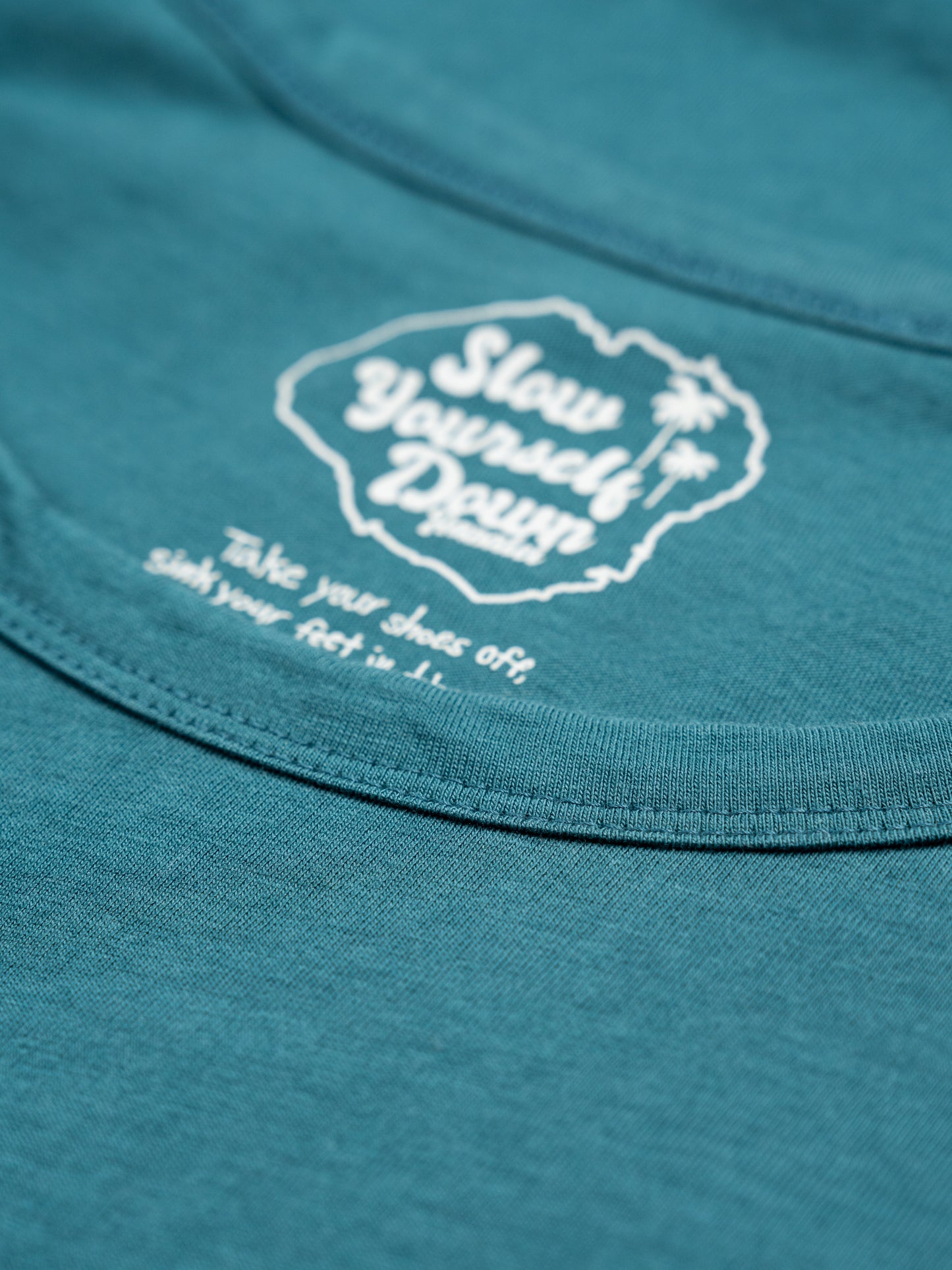Sun and Wave Scoop Neck | Organic Cotton | Slow Yourself Down - Womens Shirts