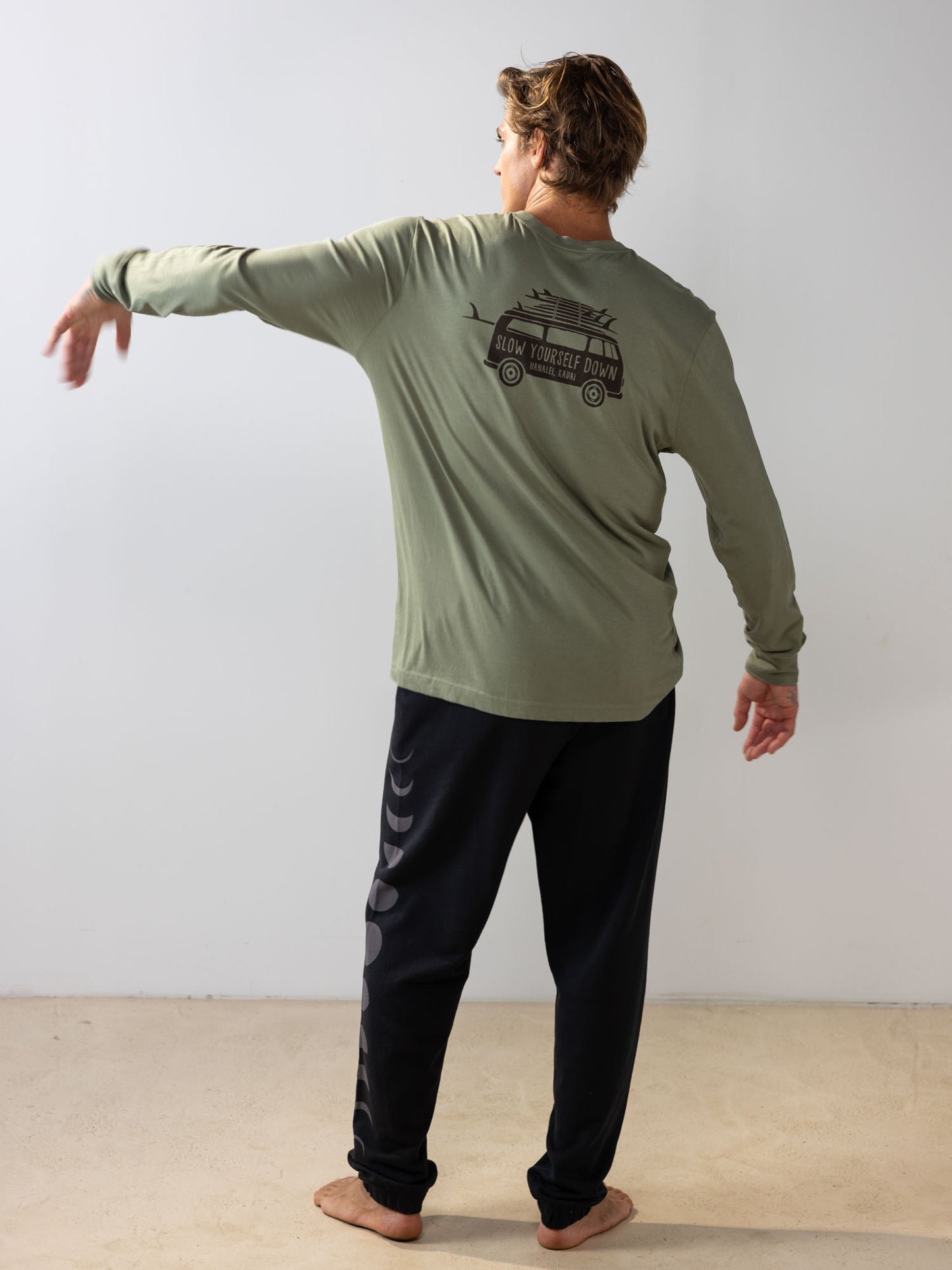 Surf Van L/S Pocket Tee | Organic Cotton | Slow Yourself Down - Mens Shirts