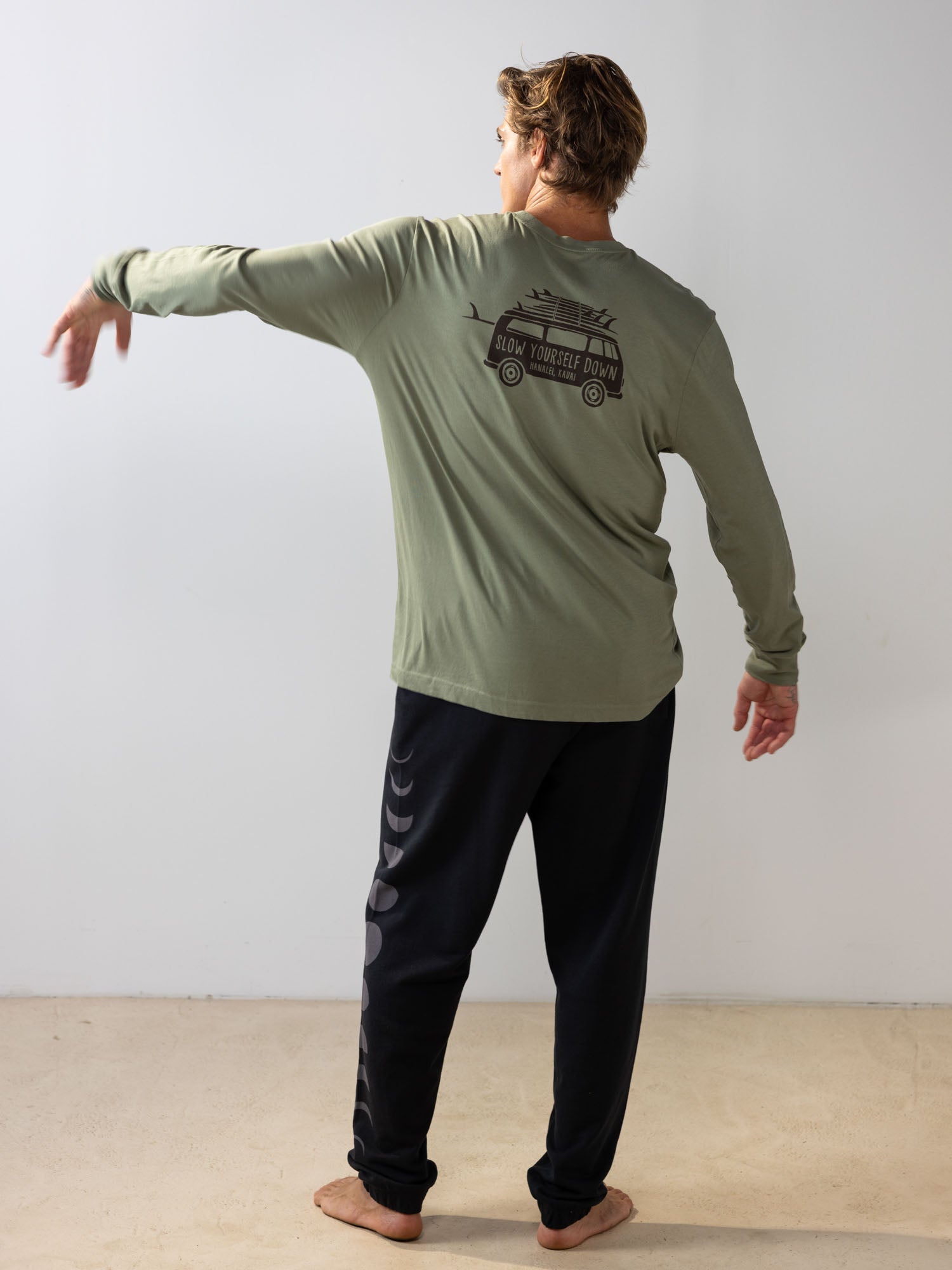 Surf Van L/S Pocket Tee | Organic Cotton | Slow Yourself Down - Mens Shirts