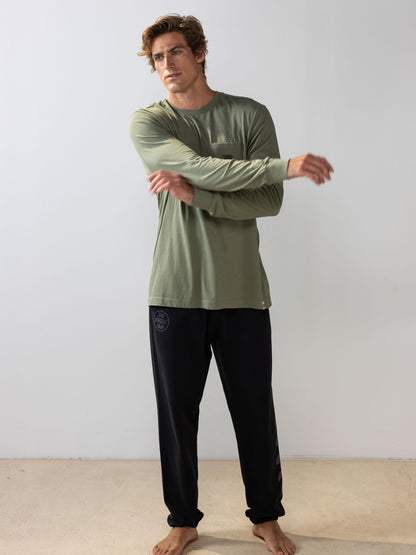 Surf Van L/S Pocket Tee | Organic Cotton | Slow Yourself Down - Mens Shirts
