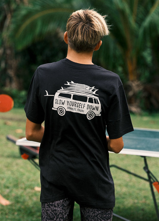 Surf Van Tee | Organic Cotton | Slow Yourself Down - Mens Shirts