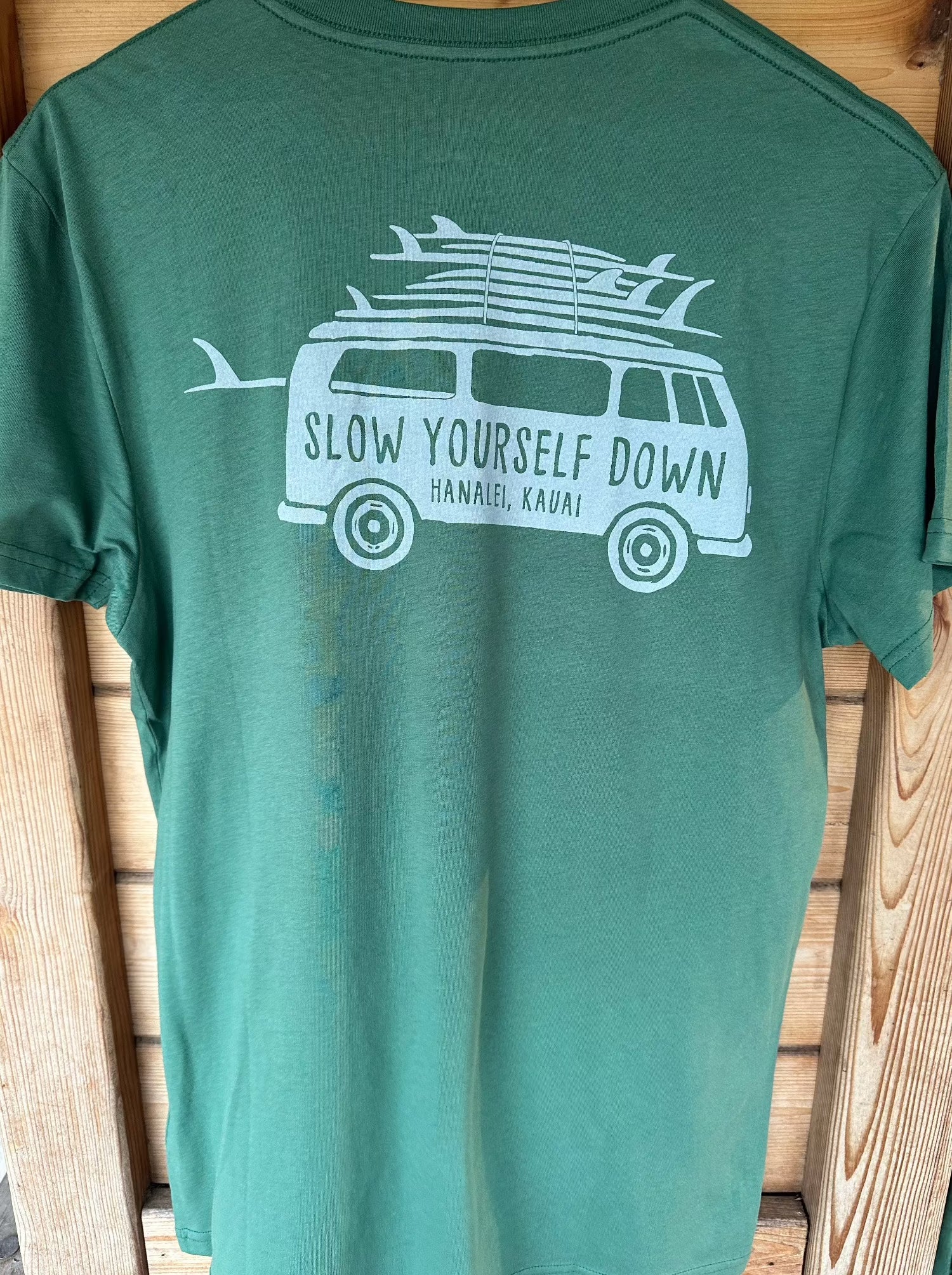 Surf Van Tee | Organic Cotton | Slow Yourself Down - Mens Shirts