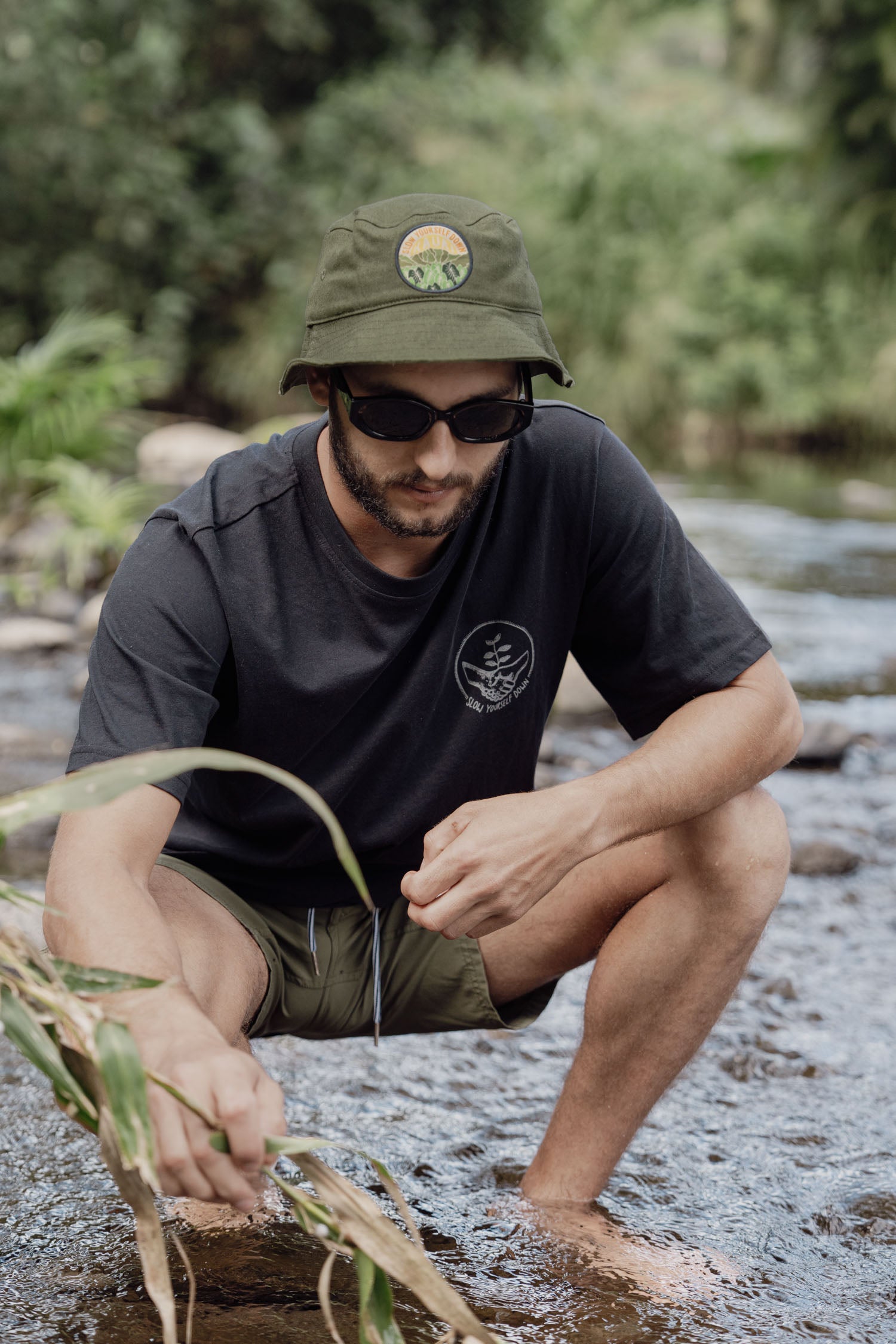 Taro Patch Hemp Bucket Hat | Slow Yourself Down - Hats