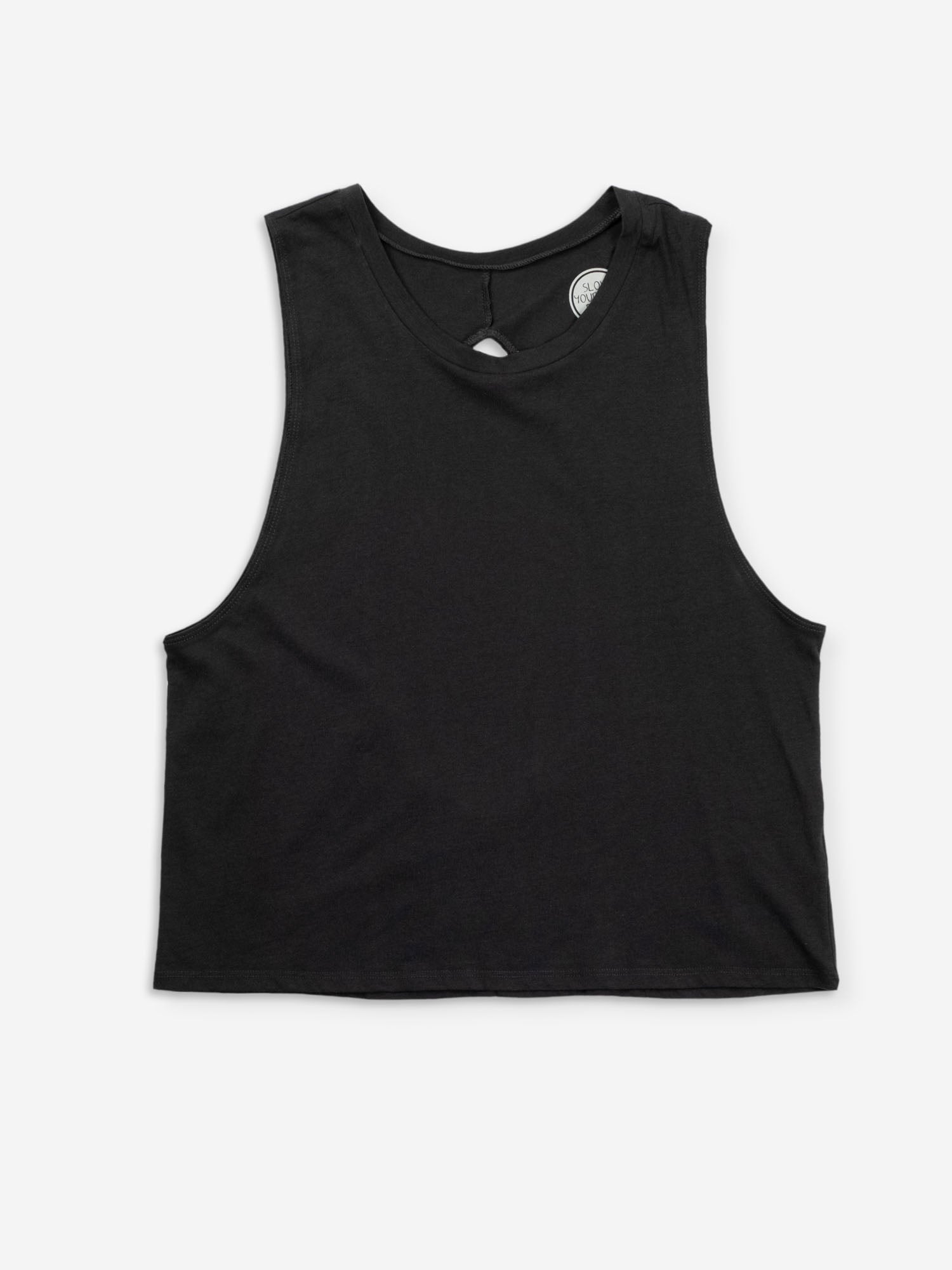 Teardrop Tank Blank | Organic Cotton | Slow Yourself Down - Womens Shirts