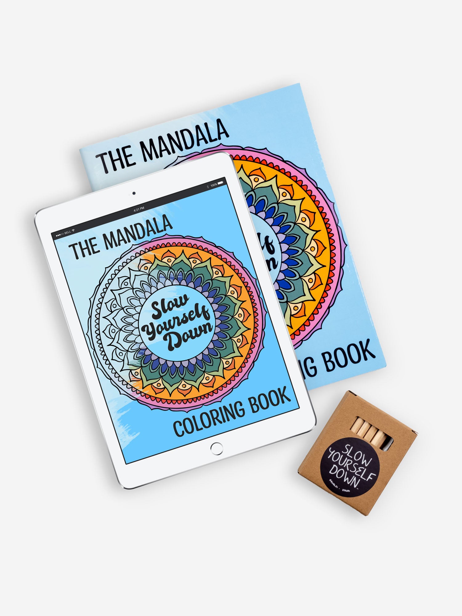 The Mandala Coloring Book | Slow Yourself Down - 