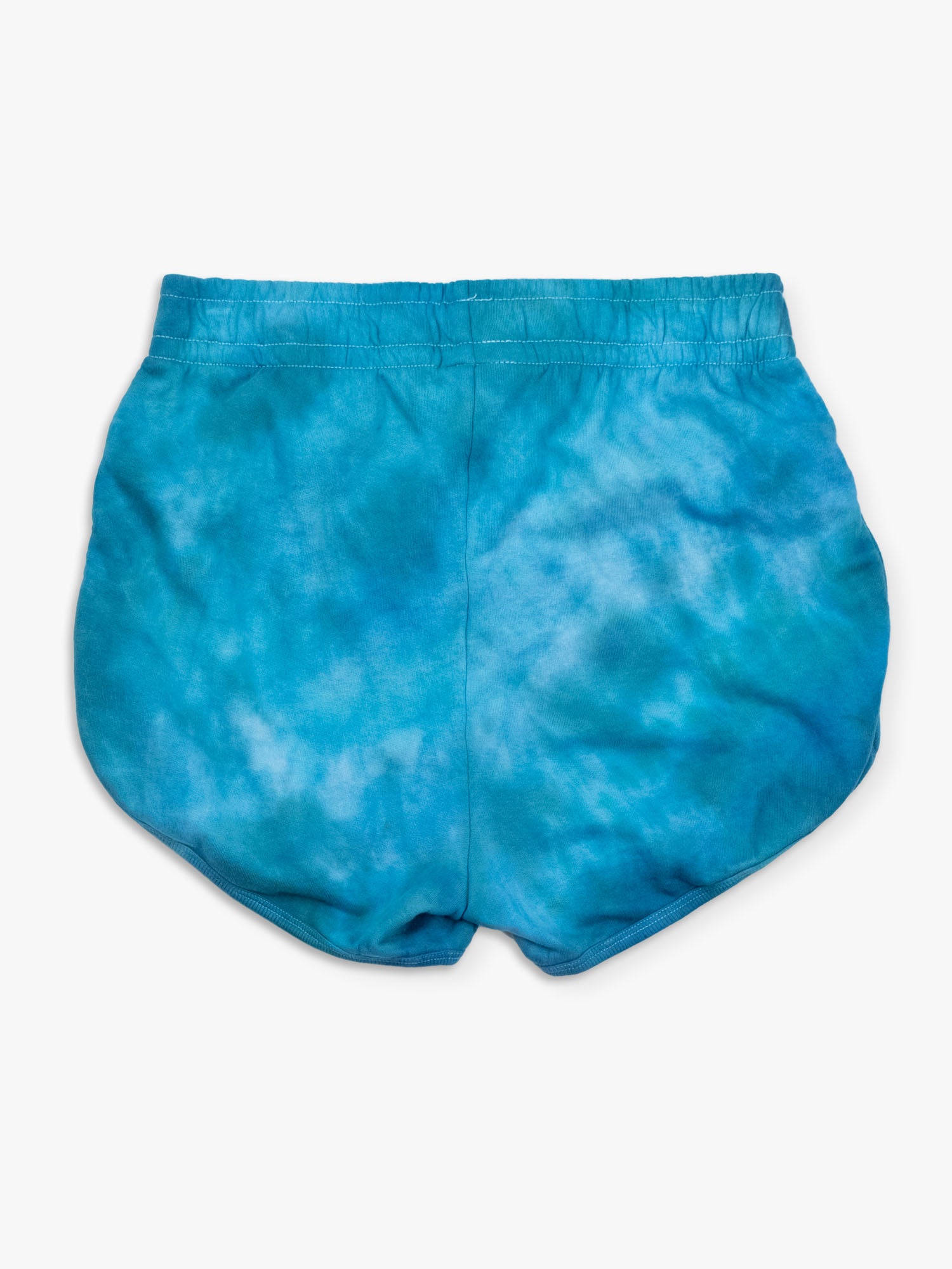 Tie-Dye Scalloped Shorts | Organic Cotton | Slow Yourself Down - Womens Shorts