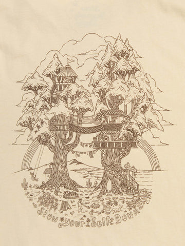 Tree House Tee | Organic Cotton | Slow Yourself Down - Mens Shirts