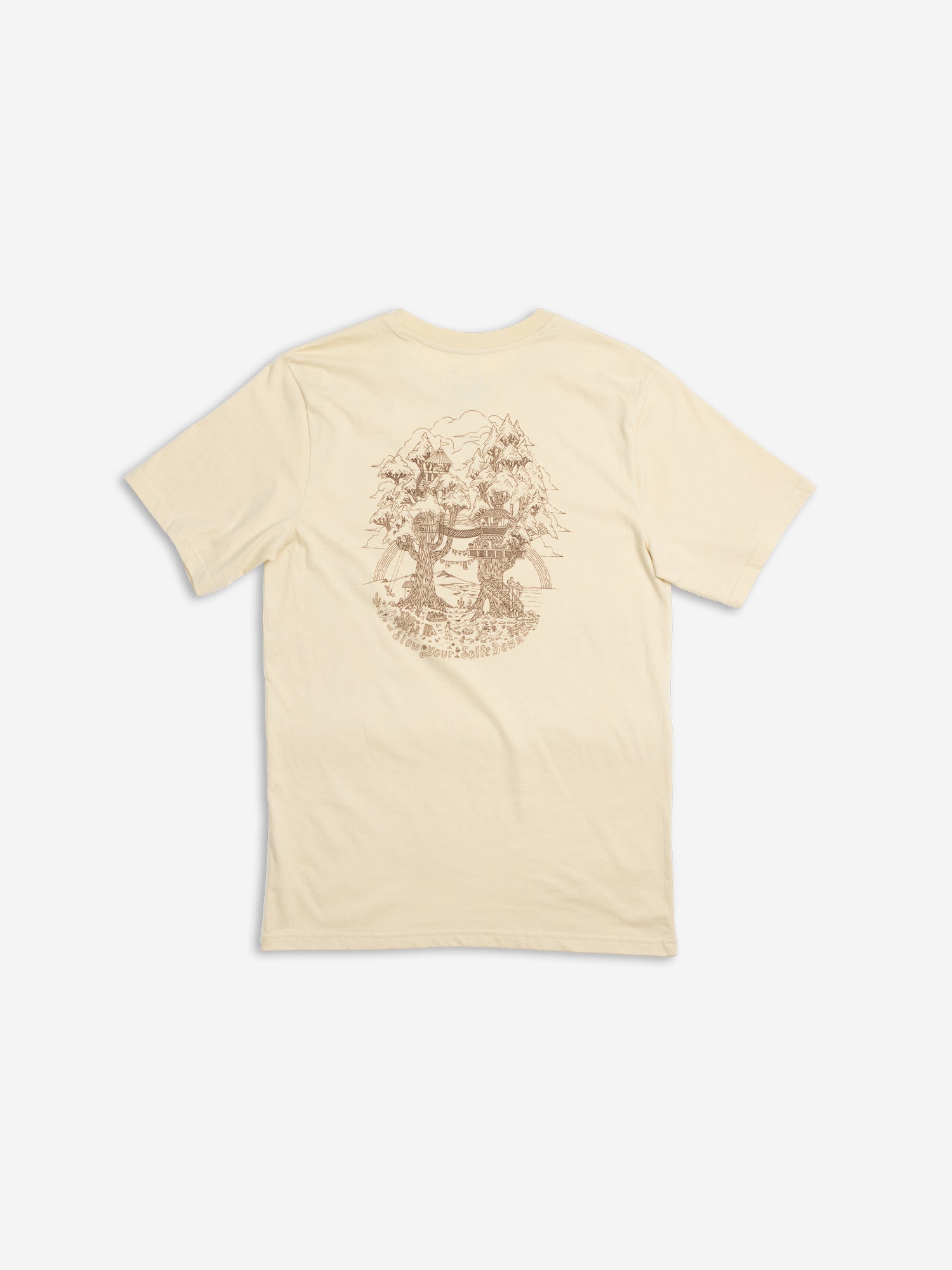 Tree House Tee | Organic Cotton | Slow Yourself Down - Mens Shirts