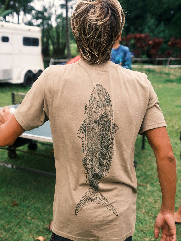Uku Fish Tee - Slow Yourself Down