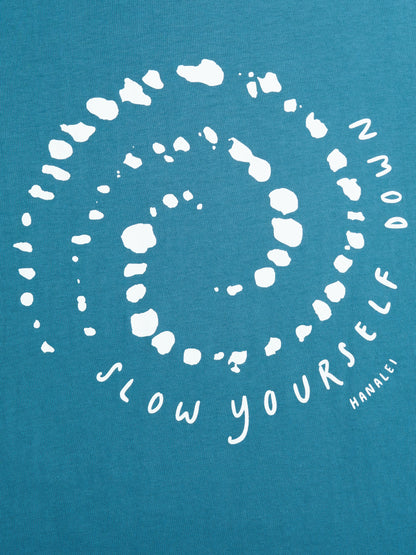 Whale Bubble Oversized Tee | Organic Cotton | Slow Yourself Down - Womens Shirts