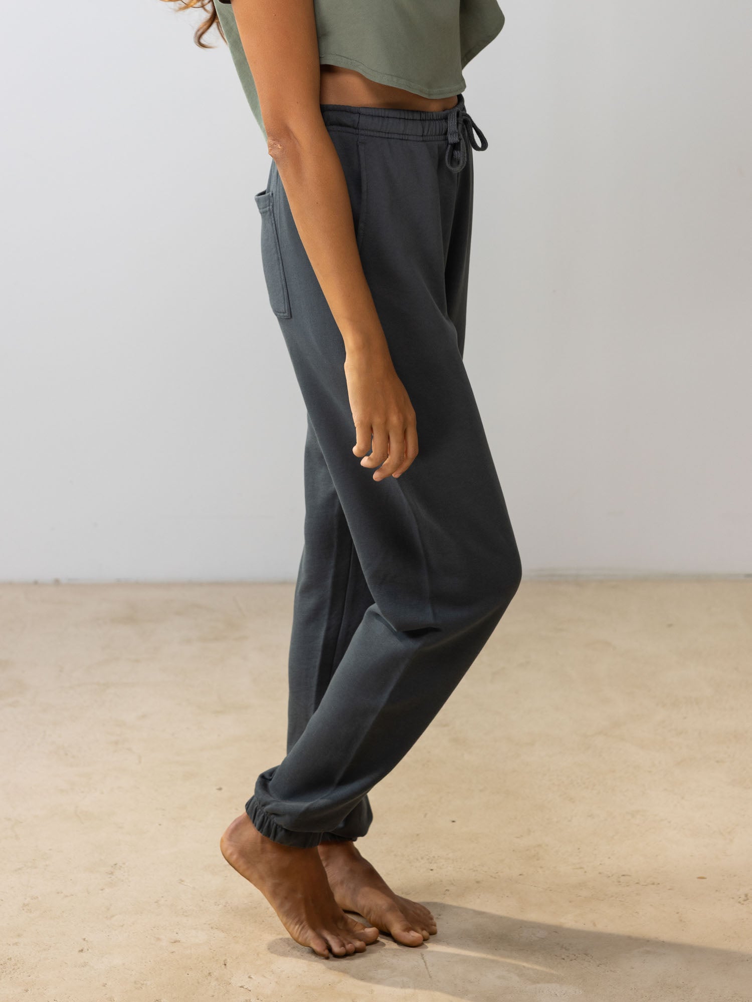 Womens Retro Sweatpant | Organic Cotton | Slow Yourself Down - Womens Sweatpants