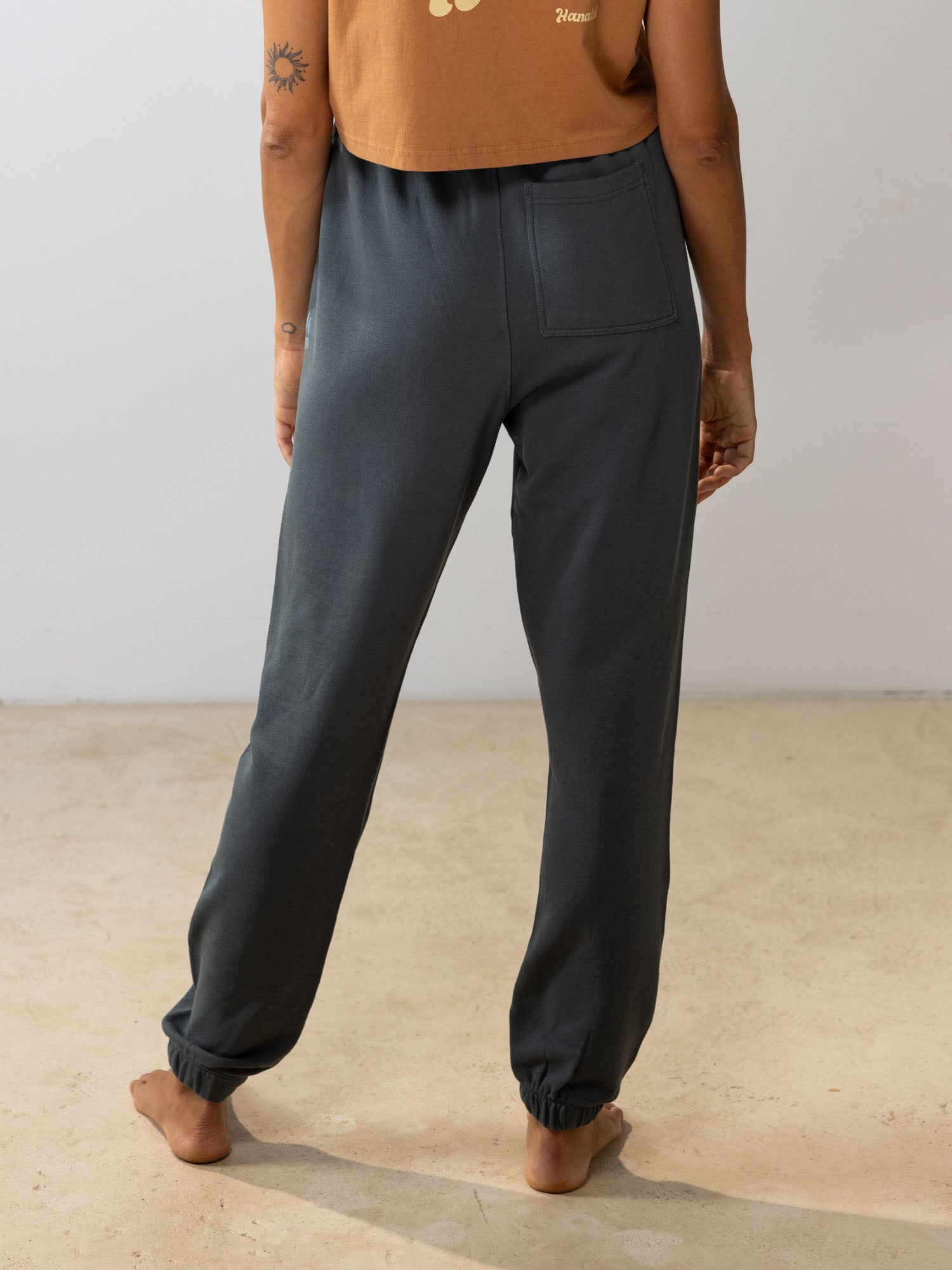 Womens Retro Sweatpant | Organic Cotton | Slow Yourself Down - Womens Sweatpants