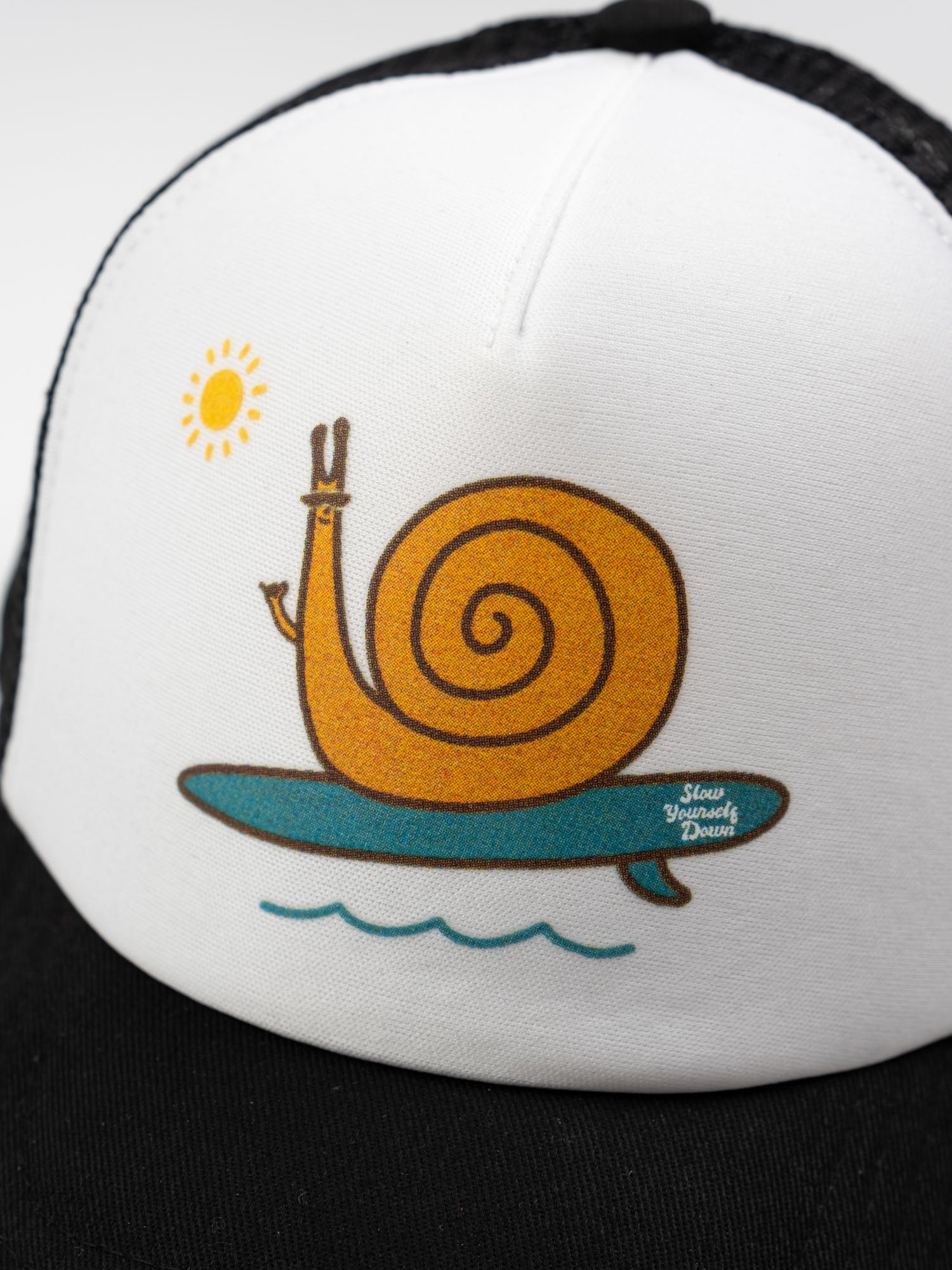 Kids Shaka Surf Snail Trucker Hat | Slow Yourself Down - Youth Hats