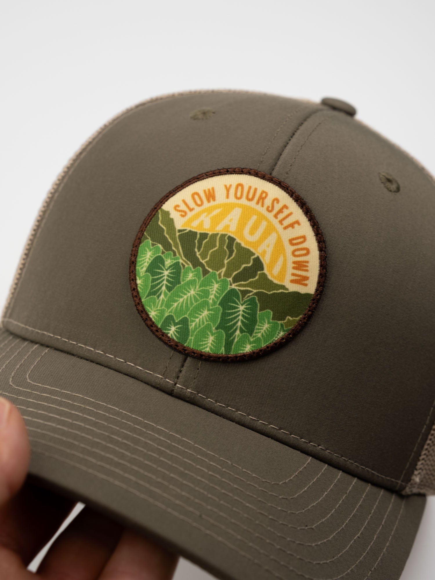 Recycled Taro Trucker Hat | Slow Yourself Down - Hats