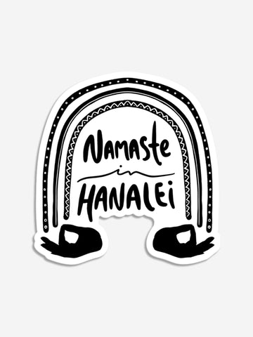 Namaste Sticker Sticker - Slow Yourself Down