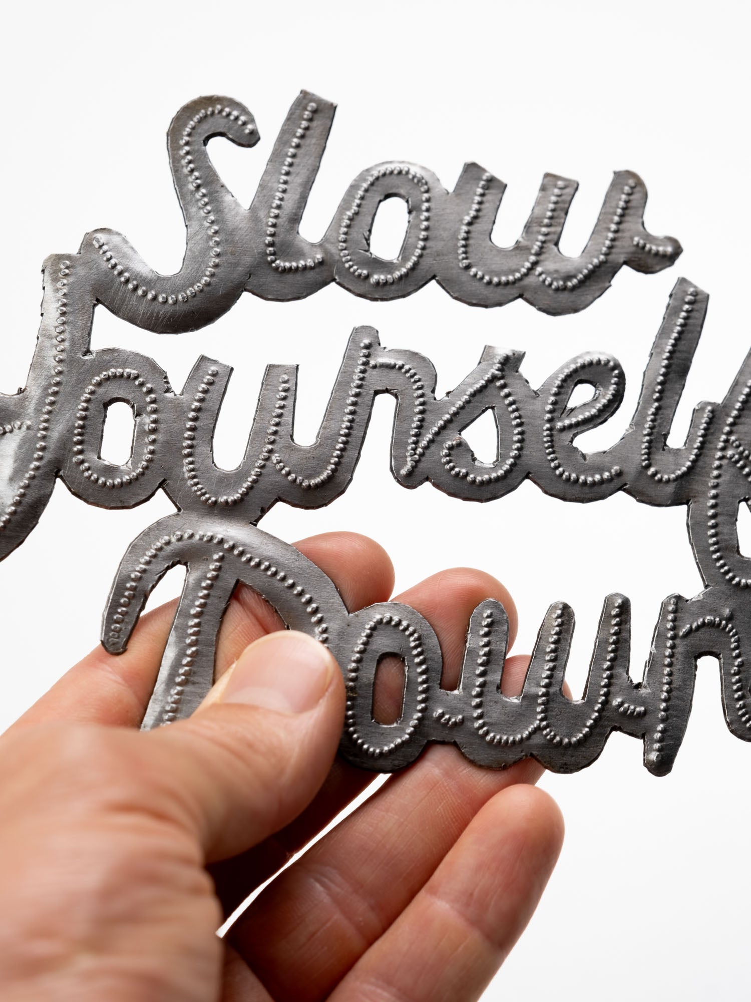 SYD Oil Drum Sign | Slow Yourself Down - Signage