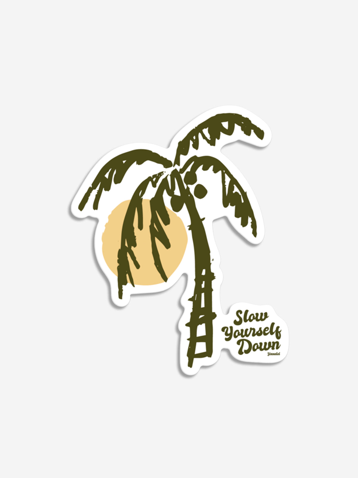 Palm & Sun Sticker