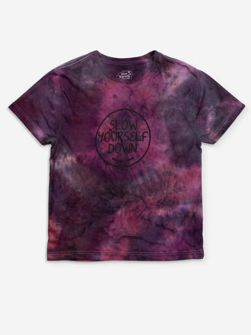 Kids Outline Circle Tie Dye Tee