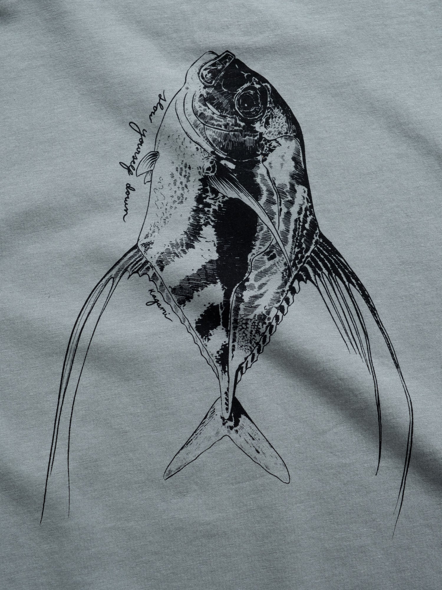 Kids Kagami Fish Tee | Organic Cotton | Slow Yourself Down - Kids Shirts