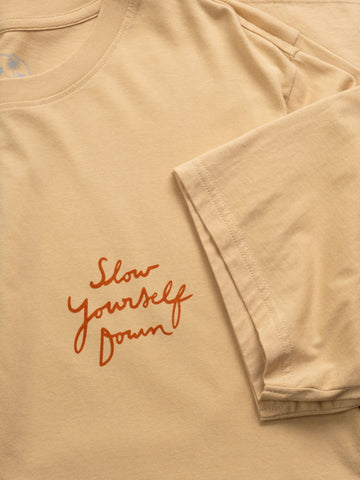 Kumu Tee | Organic Cotton | Slow Yourself Down - Mens Shirts