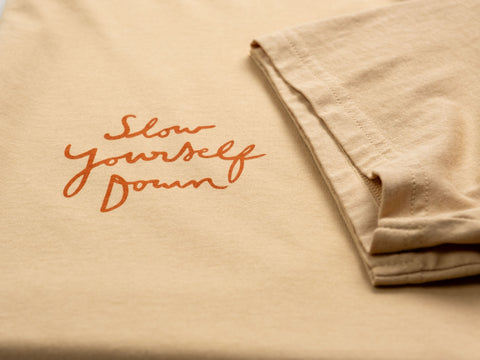 Kumu Tee | Organic Cotton | Slow Yourself Down - Mens Shirts