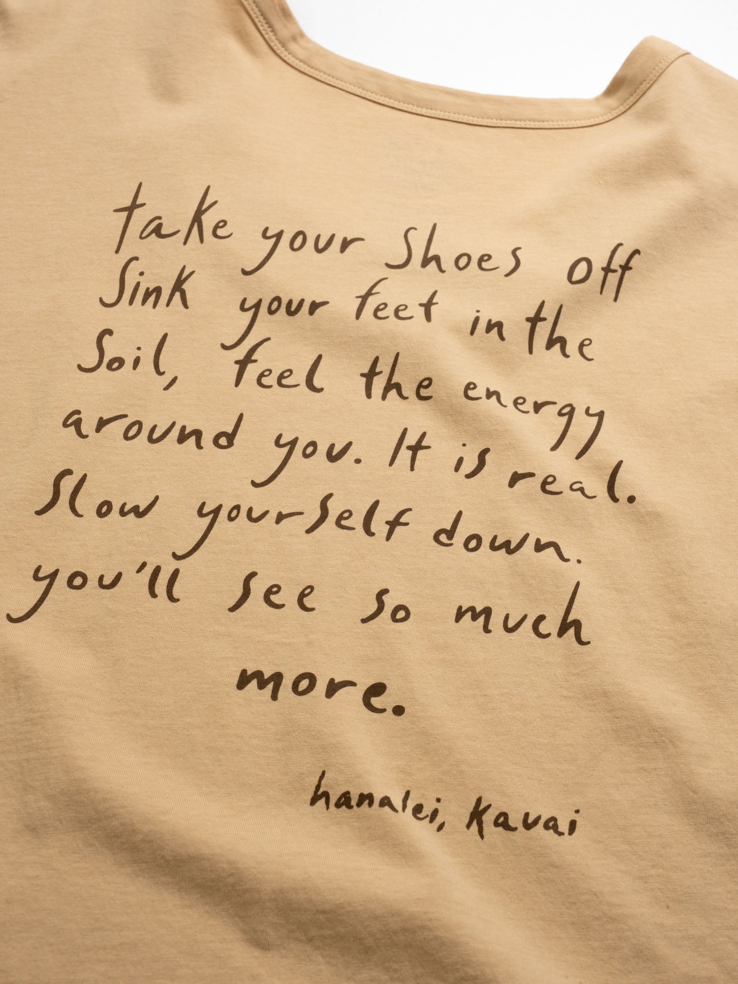 Feel the Energy Scoop Neck | Organic Cotton | Slow Yourself Down - Womens Shirts