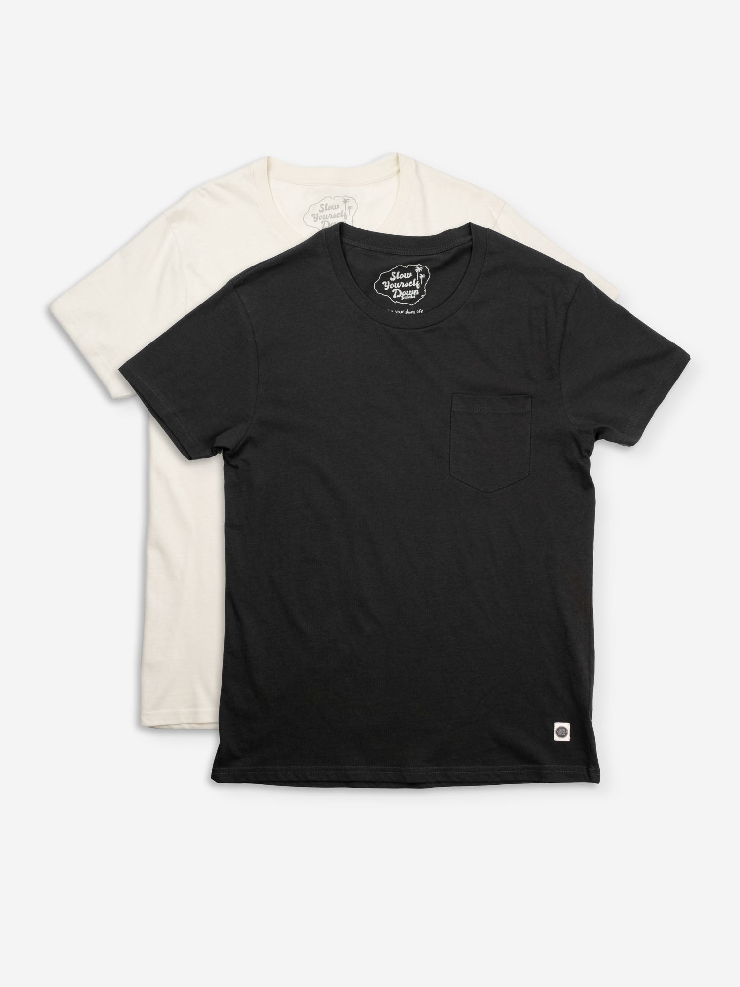 Basic Organic Frocket Tee | Organic Cotton | Slow Yourself Down - Mens Shirts