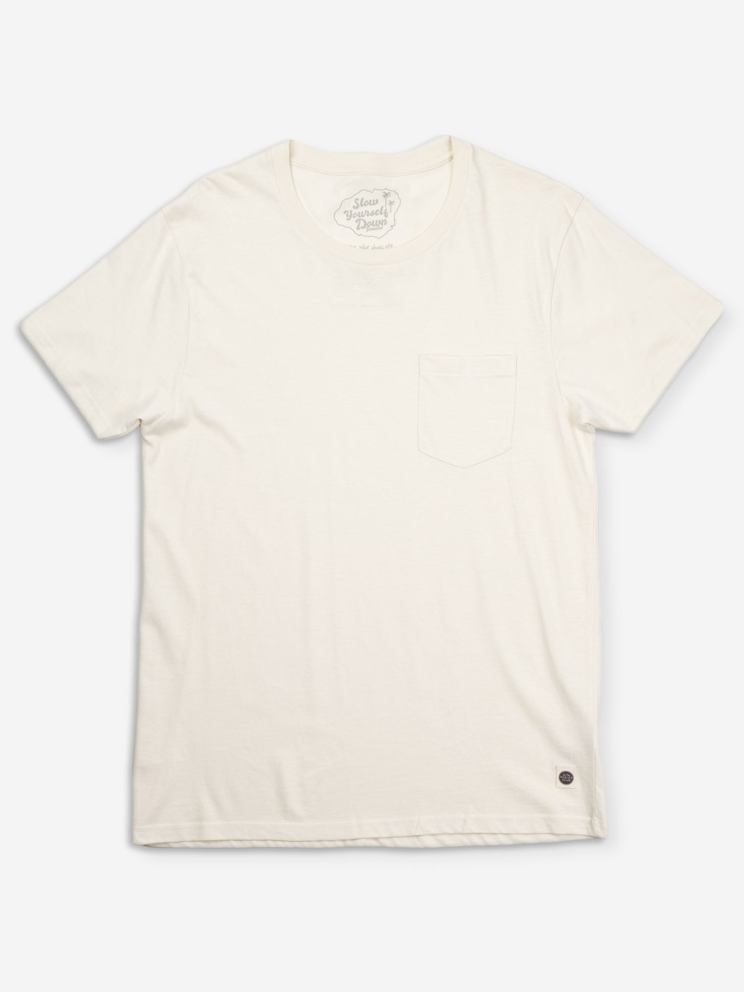 Basic Organic Frocket Tee | Organic Cotton | Slow Yourself Down - Mens Shirts