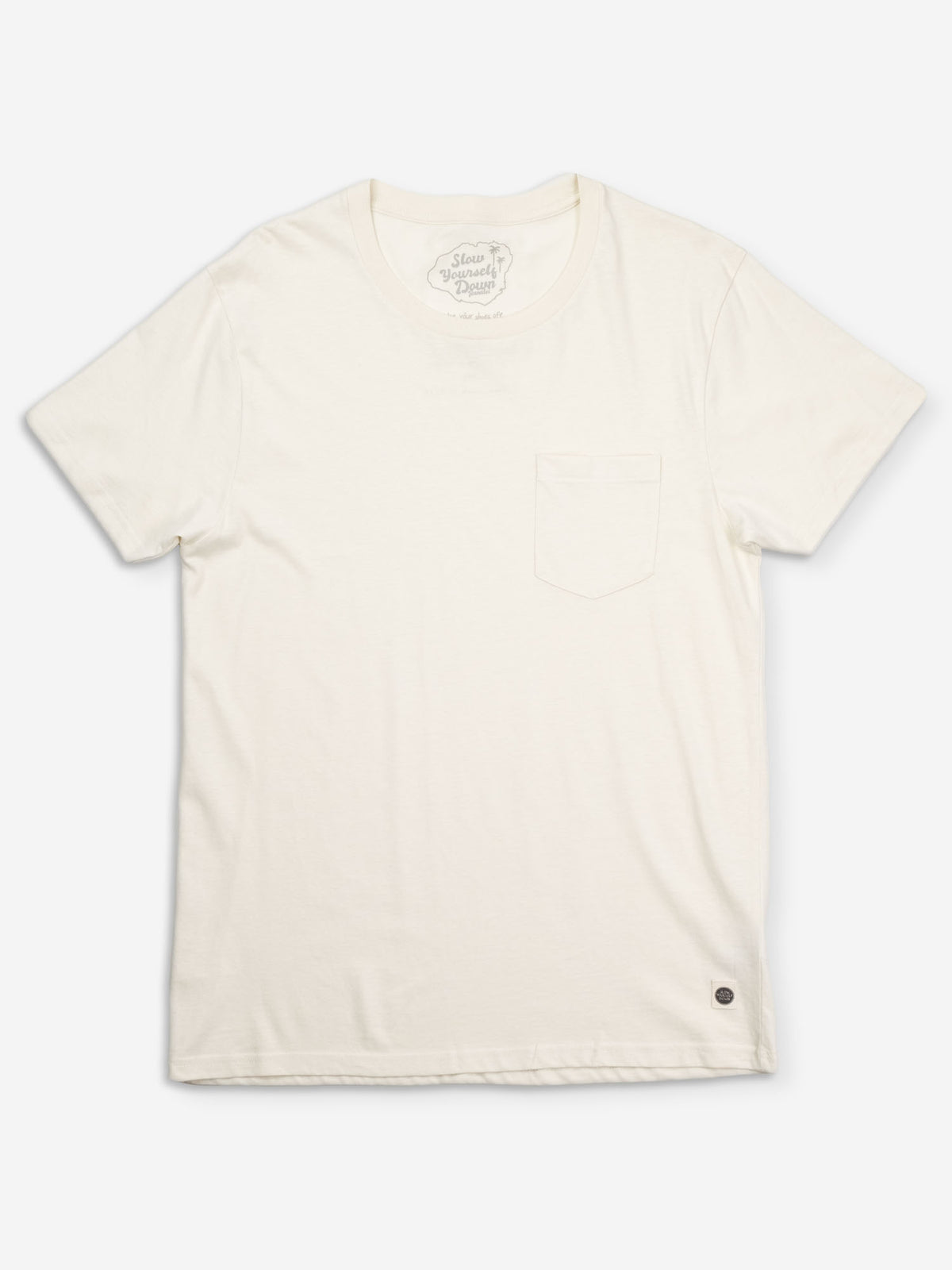 Basic Organic Frocket Tee | Organic Cotton | Slow Yourself Down - Mens Shirts