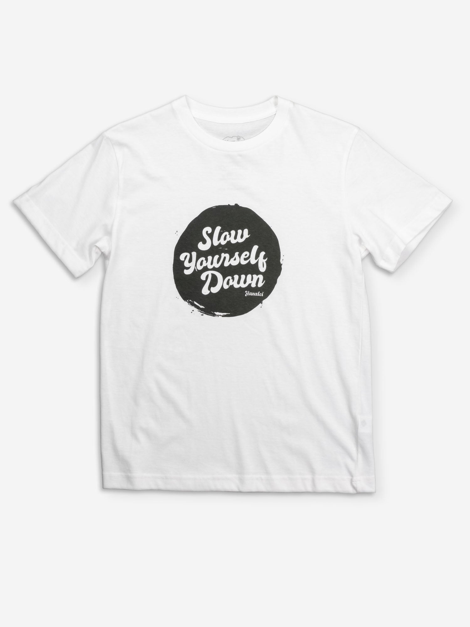 Kids Retro Distressed Tee | Organic Cotton | Slow Yourself Down - Kids Shirts