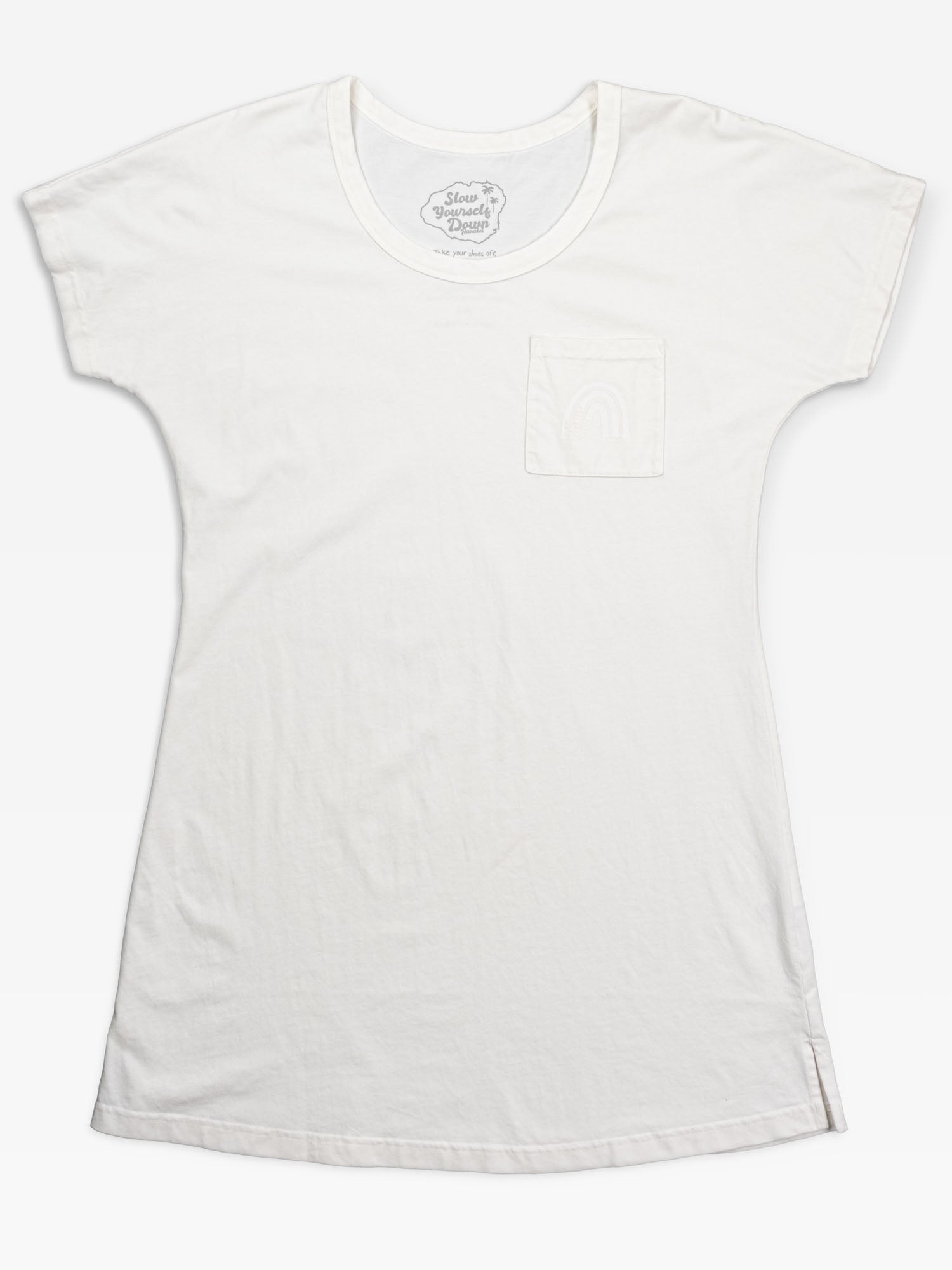 SYD Tee Shirt Dress | Organic Cotton | Slow Yourself Down - Womens Shirts