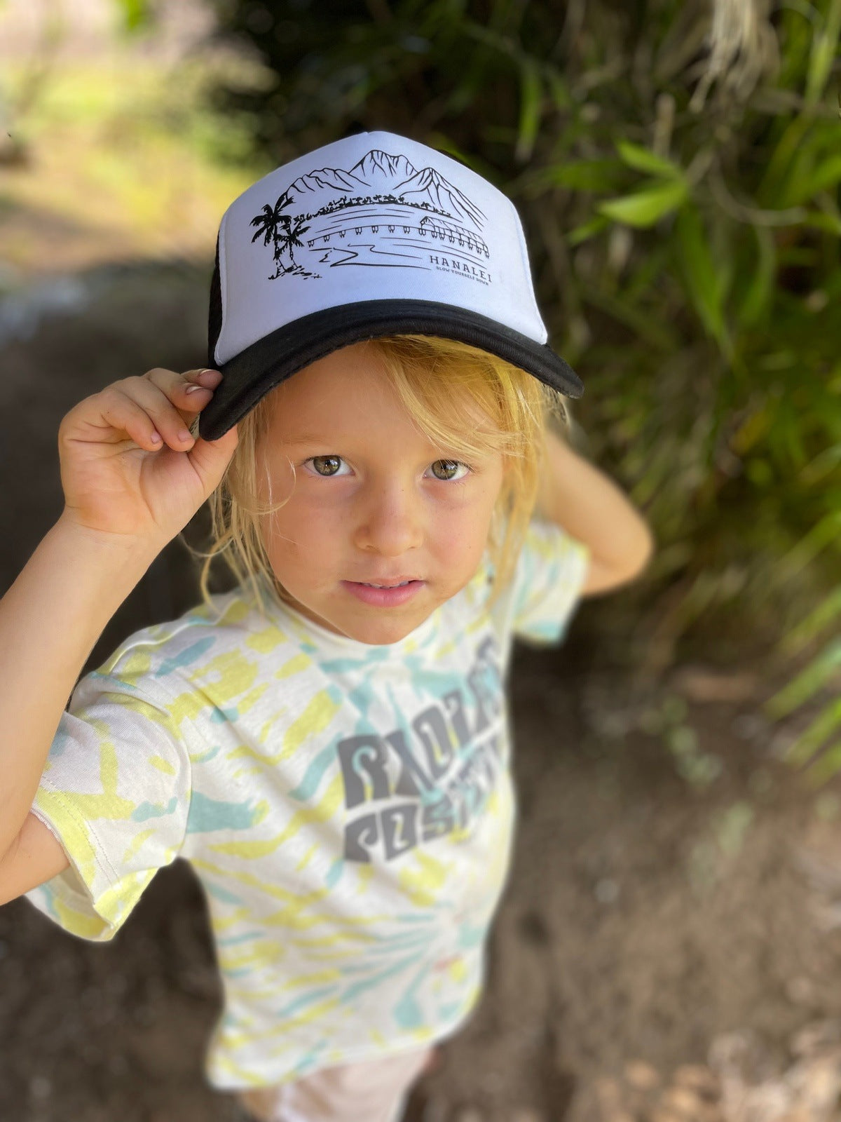 Kids Hanalei Bay Trucker Hat Youth Hats - Slow Yourself Down