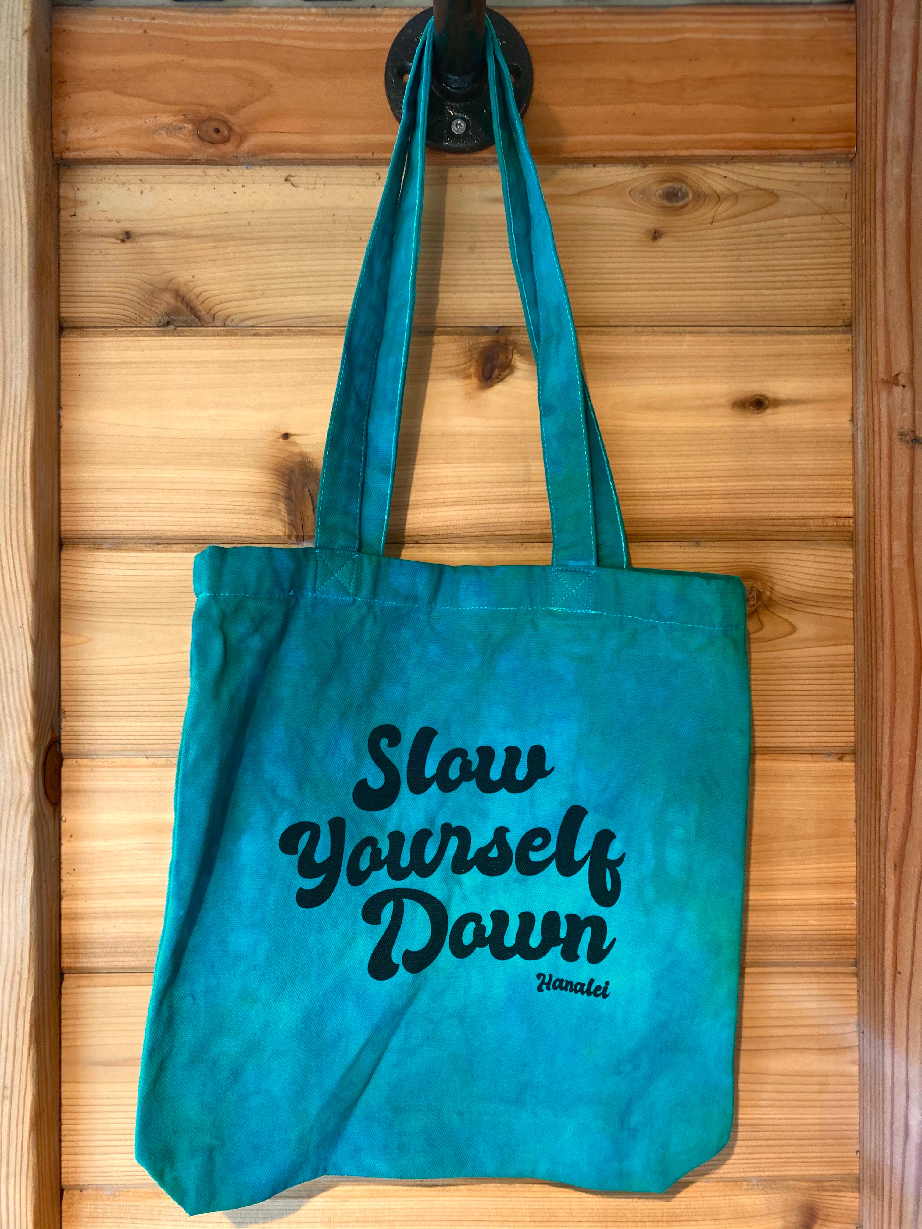 Locally Tie Dyed Tote Bags | Slow Yourself Down