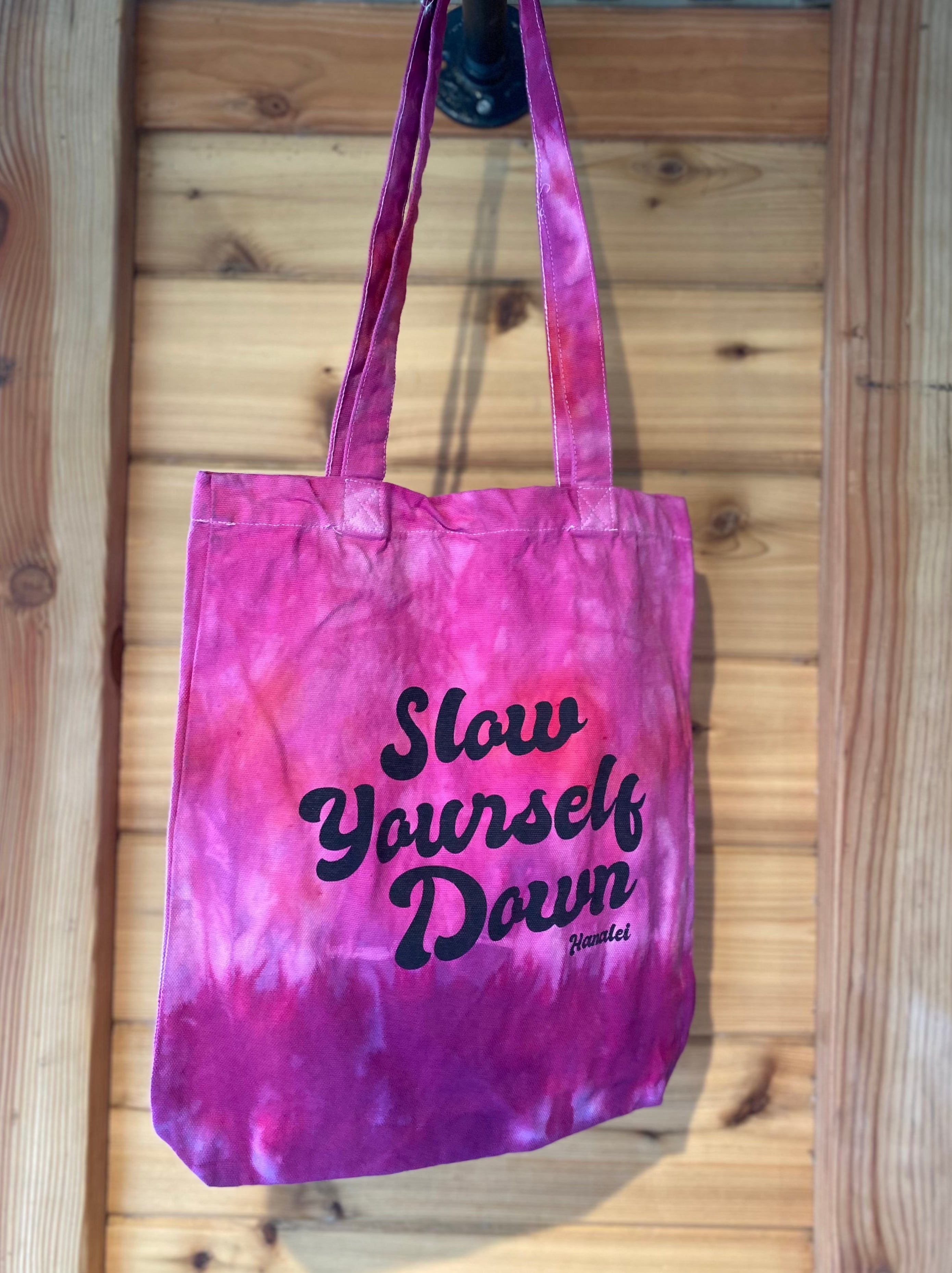 Locally Tie Dyed Tote Bags | Slow Yourself Down