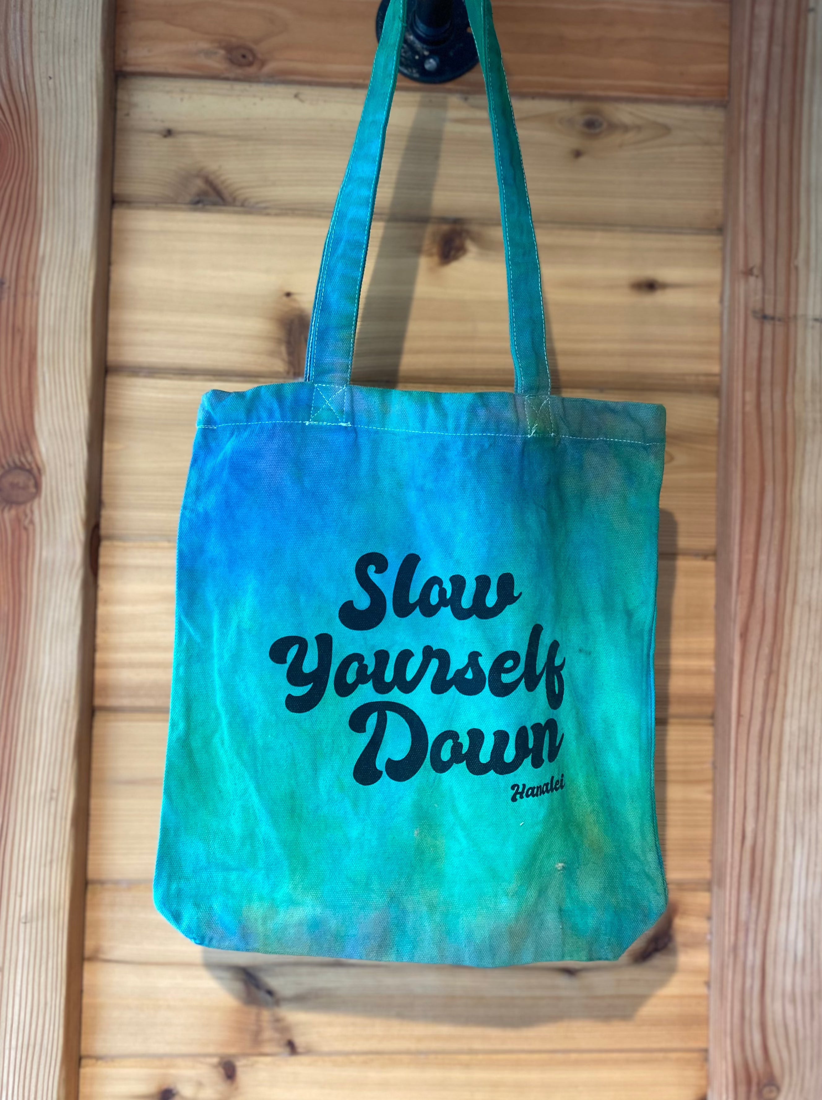 Locally Tie Dyed Tote Bags | Slow Yourself Down