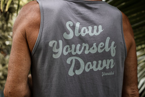 Keeping It Simple Tank Mens Shirts - Slow Yourself Down